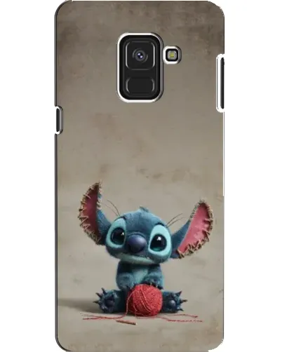 Чехол для Samsung Galaxy A8 2018 (A530F) с картинкой «Стич на коричневом фоне» Чехол для Samsung Galaxy A8 2018 (A530F) с картинкой «Стич на коричневом фоне»