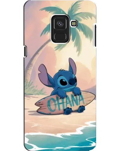 Чехол для Samsung Galaxy A8 2018 (A530F) с картинкой «Стич на серфе» Чехол для Samsung Galaxy A8 2018 (A530F) с картинкой «Стич на серфе»