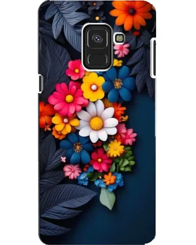Чехол для Samsung Galaxy A8 2018 (A530F) с картинкой «Цветочная феерия»