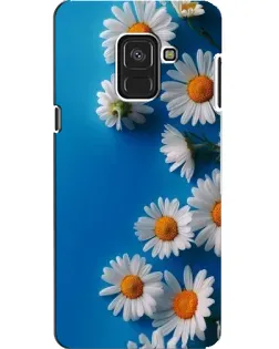 Чехол для Samsung Galaxy A8 2018 (A530F) с картинкой «Белоснежные маргаритки»