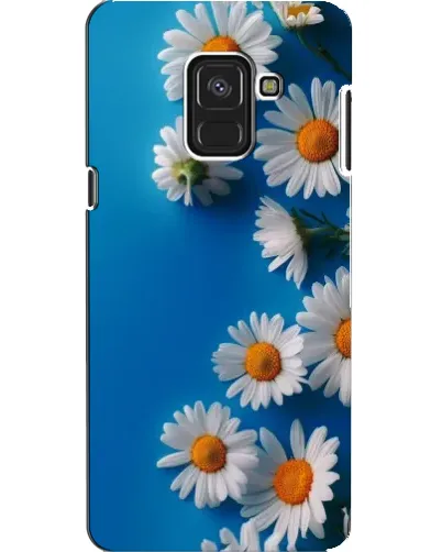 Чехол для Samsung Galaxy A8 2018 (A530F) с картинкой «Белоснежные маргаритки»
