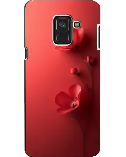 Чехол для Samsung Galaxy A8 2018 (A530F) с картинкой «Маковые соцветия»