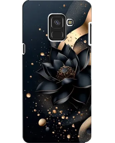 Чехол для Samsung Galaxy A8 2018 (A530F) с картинкой «Черный лотос»
