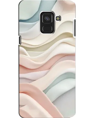 Чехол для Samsung Galaxy A8 2018 (A530F) с картинкой «Пастельные нежные волны»