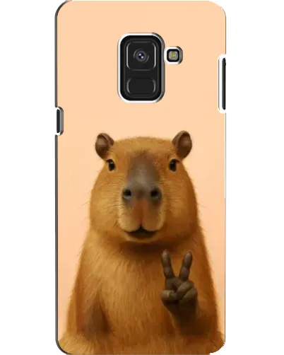 Чехол для Samsung Galaxy A8 2018 (A530F) с картинкой «Капибара виктория» Чехол для Samsung Galaxy A8 2018 (A530F) с картинкой «Капибара виктория»