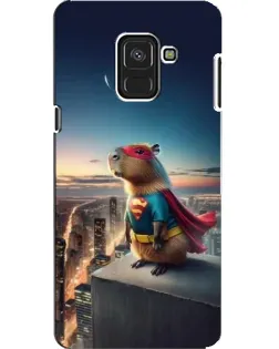 Чехол для Samsung Galaxy A8 2018 (A530F) с картинкой «Капи-мен супергерой»