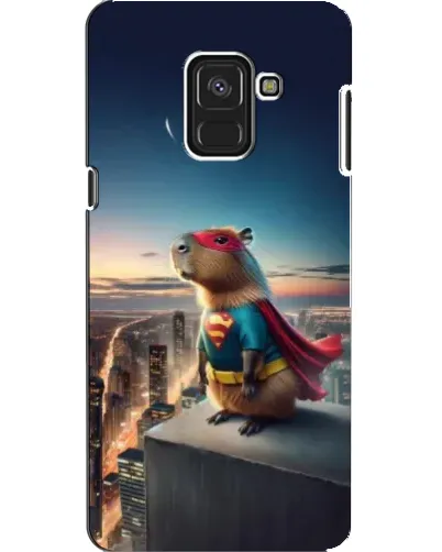 Чехол для Samsung Galaxy A8 2018 (A530F) с картинкой «Капи-мен супергерой» Чехол для Samsung Galaxy A8 2018 (A530F) с картинкой «Капи-мен супергерой»