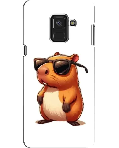 Чехол для Samsung Galaxy A8 2018 (A530F) с картинкой «Капибара в очках» Чехол для Samsung Galaxy A8 2018 (A530F) с картинкой «Капибара в очках»