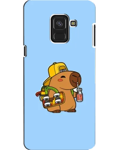 Чехол для Samsung Galaxy A8 2018 (A530F) с картинкой «Капибара на скейте» Чехол для Samsung Galaxy A8 2018 (A530F) с картинкой «Капибара на скейте»