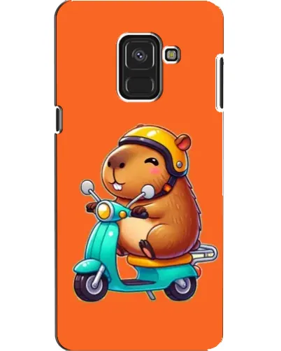 Чехол для Samsung Galaxy A8 2018 (A530F) с картинкой «Капибара на скутере» Чехол для Samsung Galaxy A8 2018 (A530F) с картинкой «Капибара на скутере»