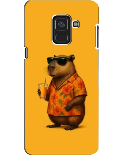 Чехол для Samsung Galaxy A8 2018 (A530F) с картинкой «Капибара на отдыхе» Чехол для Samsung Galaxy A8 2018 (A530F) с картинкой «Капибара на отдыхе»