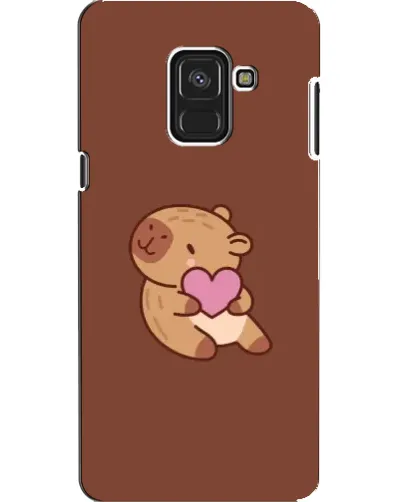 Чехол для Samsung Galaxy A8 2018 (A530F) с картинкой «Капибара с сердцем» Чехол для Samsung Galaxy A8 2018 (A530F) с картинкой «Капибара с сердцем»