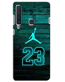 Чехол для Samsung Galaxy A9 2018 (A920) с картинкой «Jordan Cyan 23» Чехол для Samsung Galaxy A9 2018 (A920) с картинкой «Jordan Cyan 23»