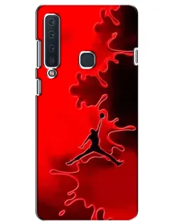 Чехол для Samsung Galaxy A9 2018 (A920) с картинкой «Jordan Red Smoke» Чехол для Samsung Galaxy A9 2018 (A920) с картинкой «Jordan Red Smoke»