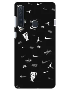 Чехол для Samsung Galaxy A9 2018 (A920) с картинкой «Nike Black Pattern» Чехол для Samsung Galaxy A9 2018 (A920) с картинкой «Nike Black Pattern»