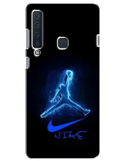 Чехол для Samsung Galaxy A9 2018 (A920) с картинкой «Jordan Neon Blue» Чехол для Samsung Galaxy A9 2018 (A920) с картинкой «Jordan Neon Blue»