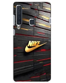 Чохол для Samsung Galaxy A9 2018 (A920) з картинкою «Золотий Nike на металі» Чохол для Samsung Galaxy A9 2018 (A920) з картинкою «Золотий Nike на металі»