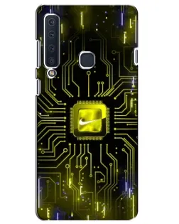 Чохол для Samsung Galaxy A9 2018 (A920) з картинкою «Nike — золота іскра» Чохол для Samsung Galaxy A9 2018 (A920) з картинкою «Nike — золота іскра»