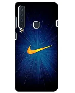 Чохол для Samsung Galaxy A9 2018 (A920) з картинкою «Синій пульс Nike» Чохол для Samsung Galaxy A9 2018 (A920) з картинкою «Синій пульс Nike»