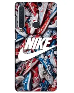 Чохол для Samsung Galaxy A9 2018 (A920) з картинкою «Колаж кросівок Найк» Чохол для Samsung Galaxy A9 2018 (A920) з картинкою «Колаж кросівок Найк»