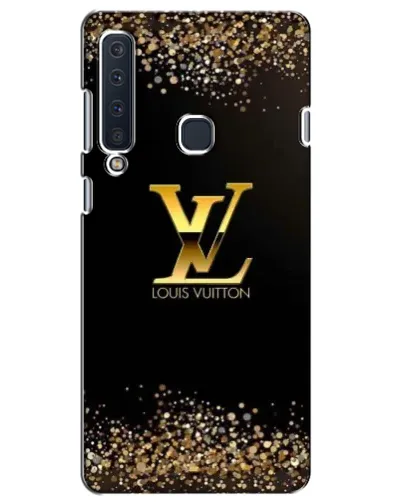 Чехол для Samsung Galaxy A9 2018 (A920) с картинкой «LV — золотые искры»