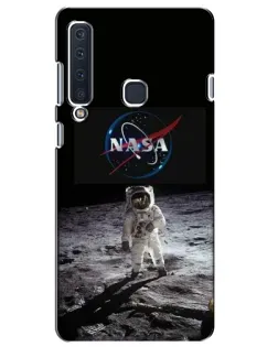 Чохол для Samsung Galaxy A9 2018 (A920) з картинкою «Астронавт на Місяці»