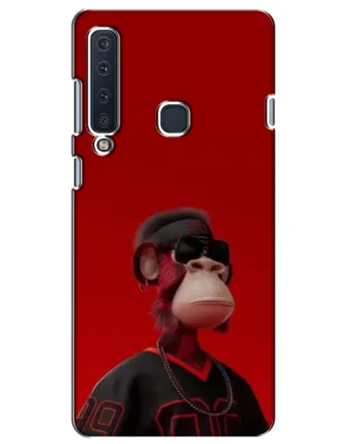 Чехол для Samsung Galaxy A9 2018 (A920) с картинкой «Bored Ape в красном» Чехол для Samsung Galaxy A9 2018 (A920) с картинкой «Bored Ape в красном»