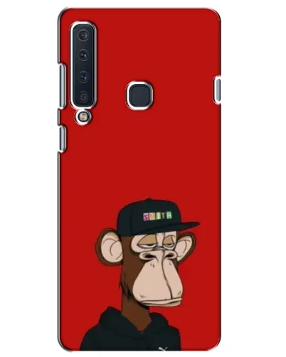 Чехол для Samsung Galaxy A9 2018 (A920) с картинкой «Bored Ape — красный фон» Чехол для Samsung Galaxy A9 2018 (A920) с картинкой «Bored Ape — красный фон»