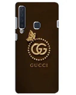 Чехол для Samsung Galaxy A9 2018 (A920) с картинкой «Gucci — золотая бабочка»