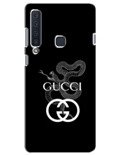 Чехол для Samsung Galaxy A9 2018 (A920) с картинкой «Gucci — серебряная змея»