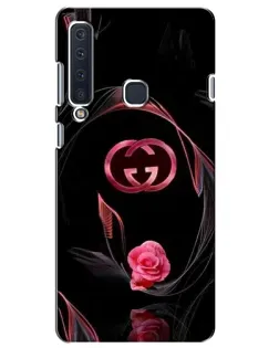 Чехол для Samsung Galaxy A9 2018 (A920) с картинкой «Gucci — неоновая роза»