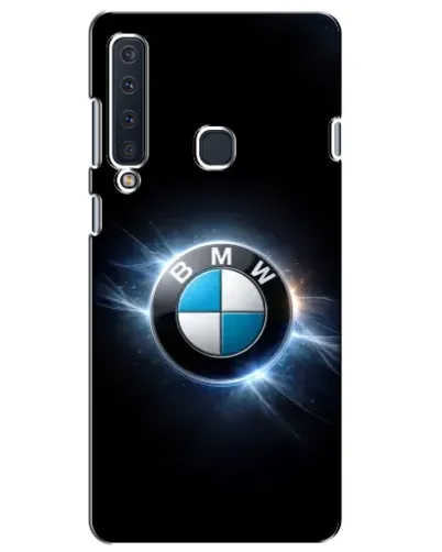 Чехол для Samsung Galaxy A9 2018 (A920) с картинкой «BMW — неоновое сияние»