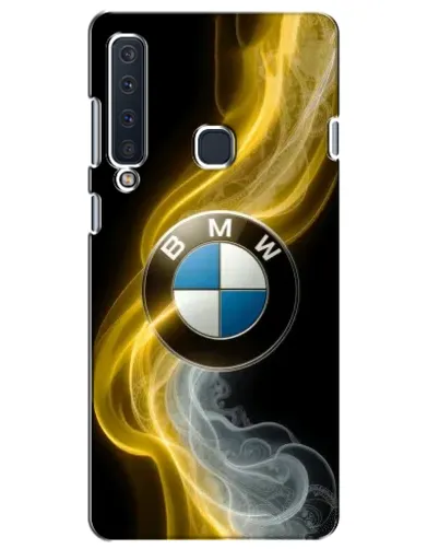 Чехол для Samsung Galaxy A9 2018 (A920) с картинкой «Золотистый дым BMW»