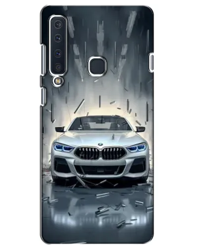 Чехол для Samsung Galaxy A9 2018 (A920) с картинкой «BMW в свете фар»