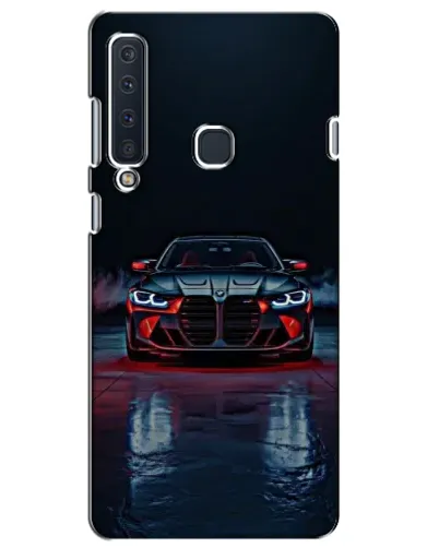 Чехол для Samsung Galaxy A9 2018 (A920) с картинкой «BMW на мокрой дороге»