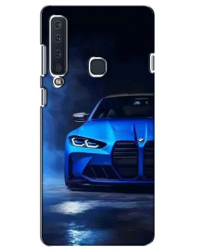 Чехол для Samsung Galaxy A9 2018 (A920) с картинкой «Голубая BMW M4»