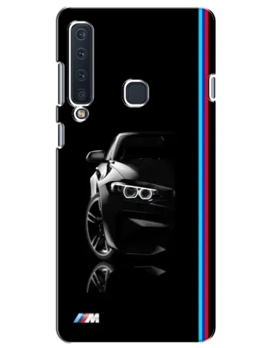 Чехол для Samsung Galaxy A9 2018 (A920) с картинкой «Силуэт BMW в темноте»