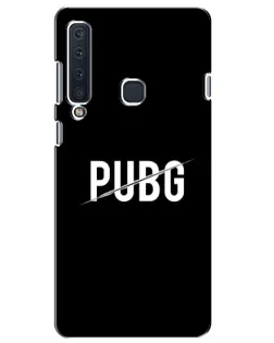 Чехол для Samsung Galaxy A9 2018 (A920) с картинкой «PUBG — белый логотип»
