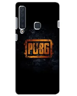 Чехол для Samsung Galaxy A9 2018 (A920) с картинкой «PUBG — золотой логотип»