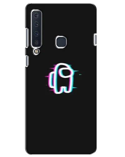 Чехол для Samsung Galaxy A9 2018 (A920) с картинкой «Among Us неон»