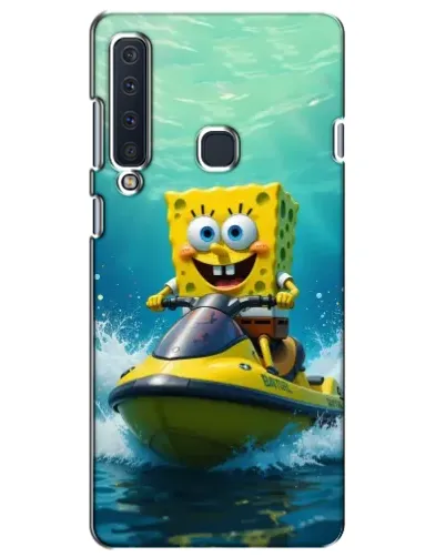 Чехол для Samsung Galaxy A9 2018 (A920) с картинкой «Спанч Боб на гидроцикле» Чехол для Samsung Galaxy A9 2018 (A920) с картинкой «Спанч Боб на гидроцикле»