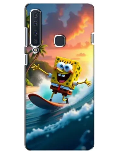 Чехол для Samsung Galaxy A9 2018 (A920) с картинкой «Губка Боб серфингист» Чехол для Samsung Galaxy A9 2018 (A920) с картинкой «Губка Боб серфингист»