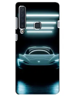 Чохол для Samsung Galaxy A9 2018 (A920) з картинкою «Tesla в неоні» Чохол для Samsung Galaxy A9 2018 (A920) з картинкою «Tesla в неоні»