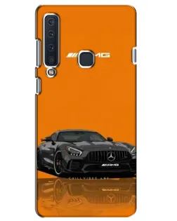 Чехол для Samsung Galaxy A9 2018 (A920) с картинкой «Оранжевый Mercedes AMG»