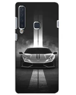 Чехол для Samsung Galaxy A9 2018 (A920) с картинкой «Lamborghini симметрия дорог»