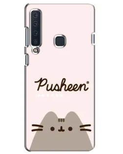 Чехол для Samsung Galaxy A9 2018 (A920) с картинкой «Pusheen логотип» Чехол для Samsung Galaxy A9 2018 (A920) с картинкой «Pusheen логотип»