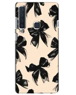 Чехол для Samsung Galaxy A9 2018 (A920) с картинкой «Паттерн черные банты» Чехол для Samsung Galaxy A9 2018 (A920) с картинкой «Паттерн черные банты»