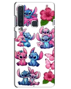 Чехол для Samsung Galaxy A9 2018 (A920) с картинкой «Стикеры Stitch и Angel» Чехол для Samsung Galaxy A9 2018 (A920) с картинкой «Стикеры Stitch и Angel»