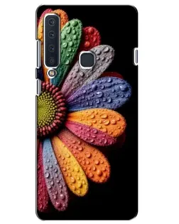 Чехол для Samsung Galaxy A9 2018 (A920) с картинкой «Радужный цветок»