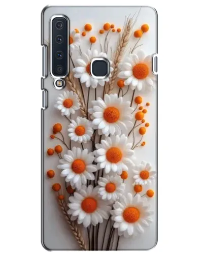 Чехол для Samsung Galaxy A9 2018 (A920) с картинкой «Белые сухоцветы»